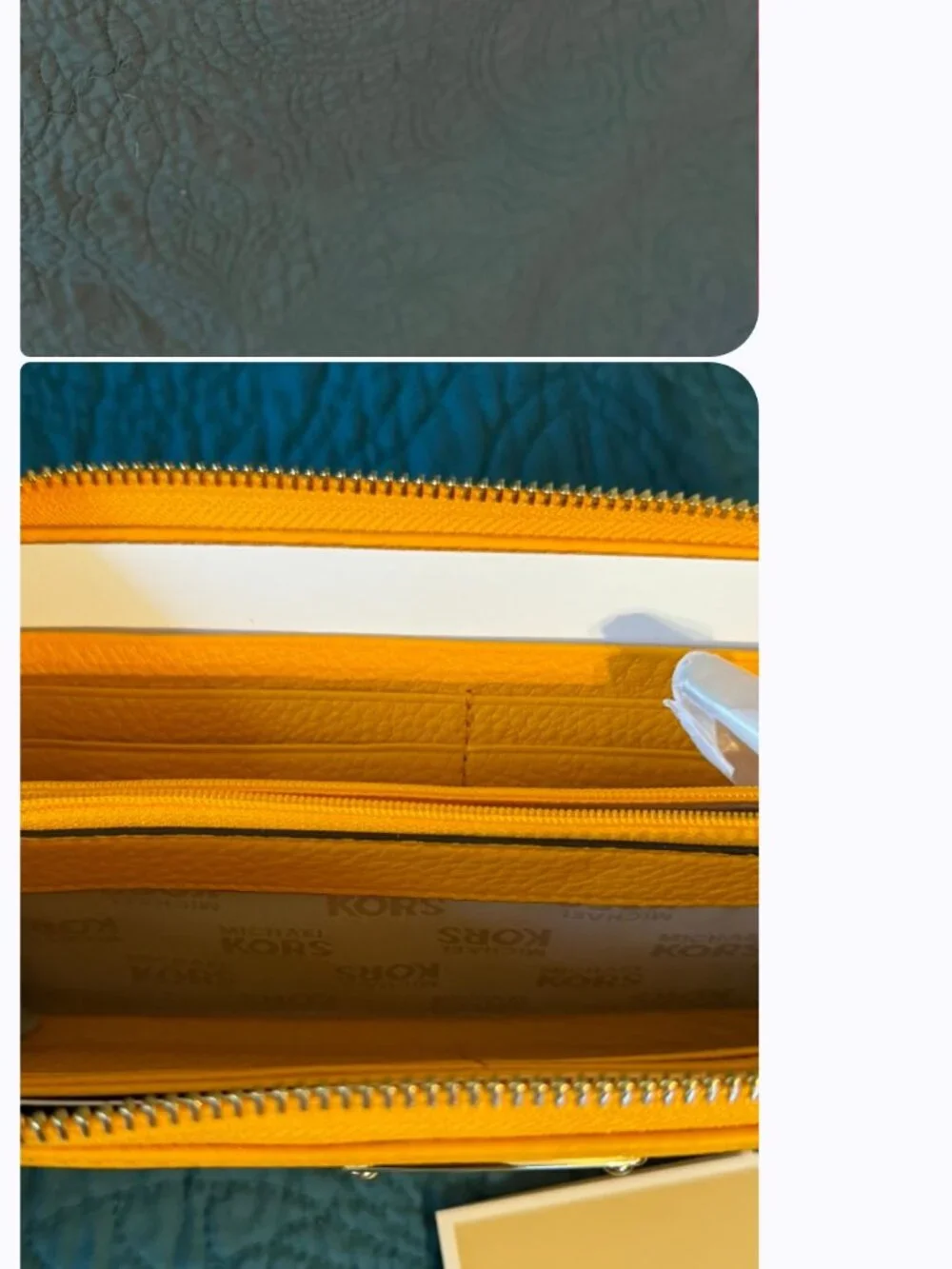 Michael Kors Yellow Bag with Matching Michael Kors Wallet - Brand New